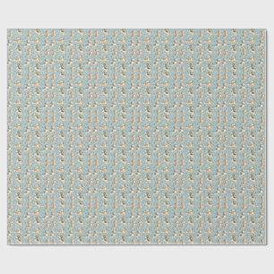Cute Puppy Design for Kids - Cartoon Dogs Pattern Wrapping Paper
