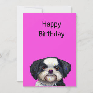 Cute Puppy Dog Birthday Card