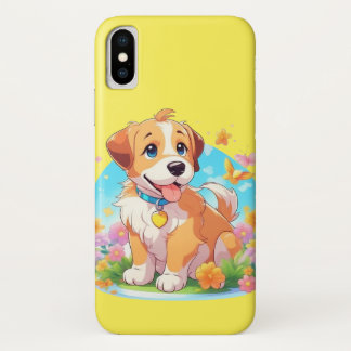 Cute Puppy Dog iPhone X Case