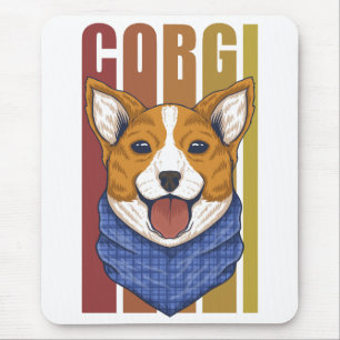 Cute Puppy Dog Lover Gift Pembroke Welsh Corgi Mouse Pad