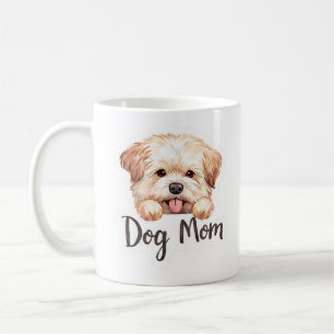 Cute Puppy Dog Mom Design  Coffee Mug