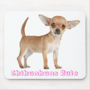 Cute Puppy Dog Mum Gift Funny Chihuahua Mouse Pad
