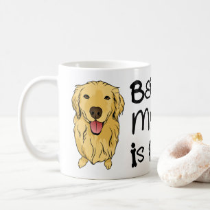 Cute Puppy Dog Mum Gift Golden Retriever Coffee Mug