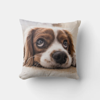 Cute Puppy Dog Throw Pillow