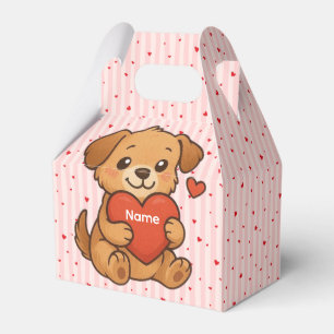 Cute puppy/dog Valentine's day Favour Box