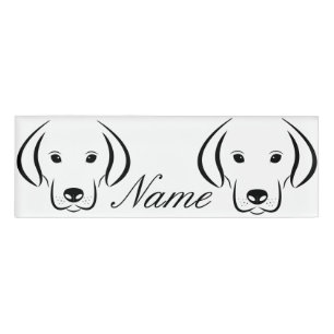Cute Puppy Face Thunder_Cove Name Tag