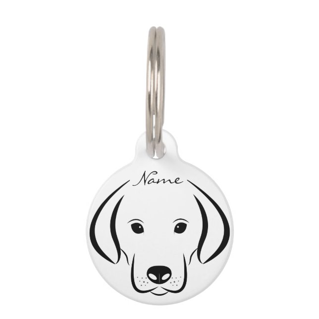 Cute Puppy FaceThunder_Cove Pet Tag (Front)