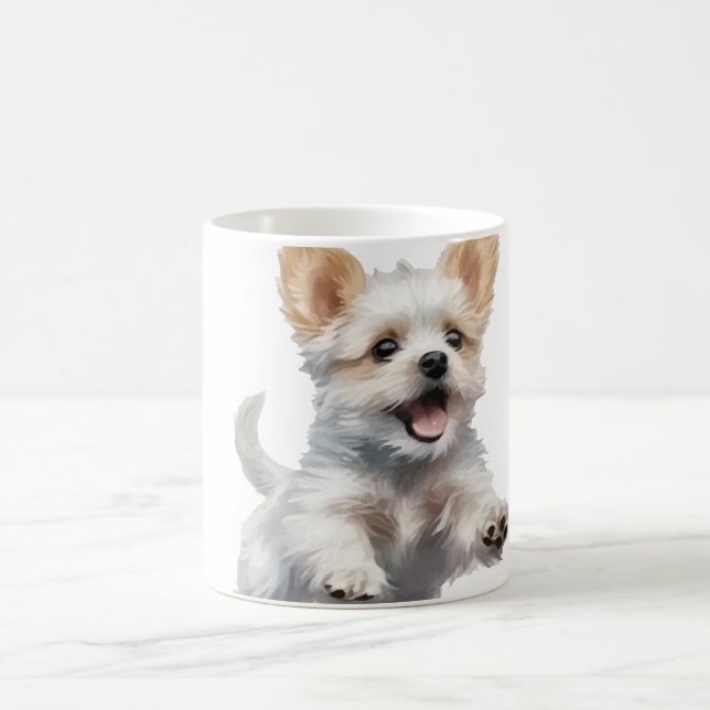 Cute Puppy for your  Coffee Mug  (Center)