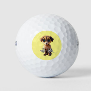 Cute puppy Golf Bols  Balls