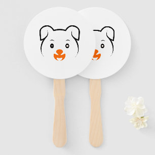 Cute Puppy Hand Fan