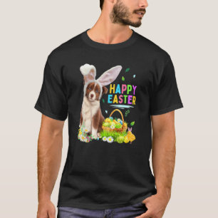 Cute Puppy Happy Easter Dog Bunny And Eggs Kids Wo T-Shirt