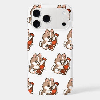 Cute Puppy Hugging Soda Bottle