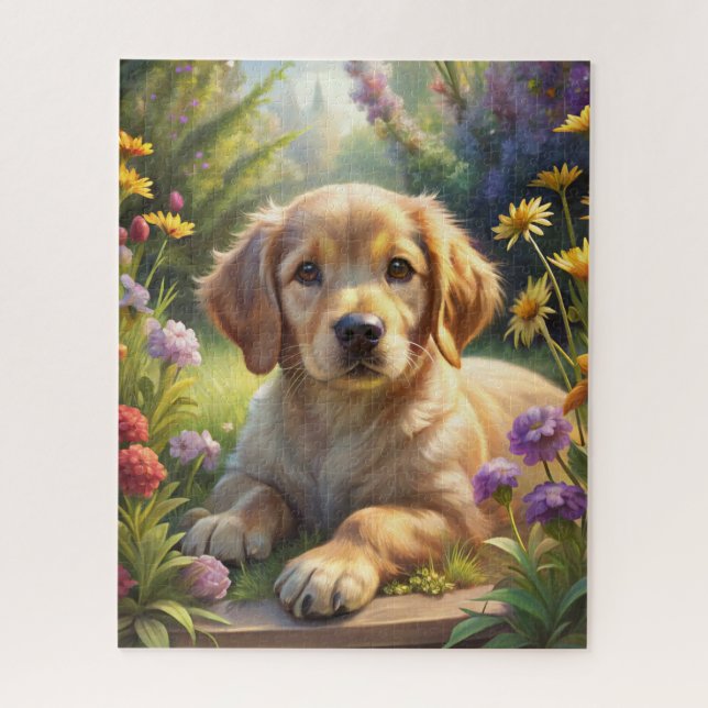 Cute Puppy Jigsaw Puzzle (Vertical)