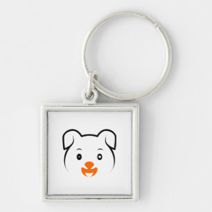 Cute Puppy Key Ring