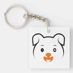 Cute Puppy Key Ring