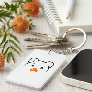 Cute Puppy Key Ring