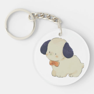 Cute puppy  key ring