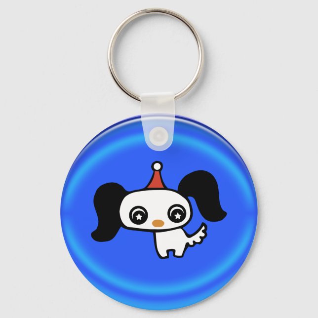 cute puppy key ring (Front)