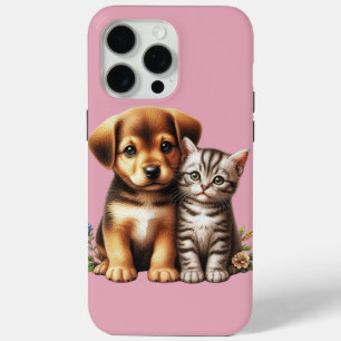 Cute puppy/kitten  iPhone 15 pro max case