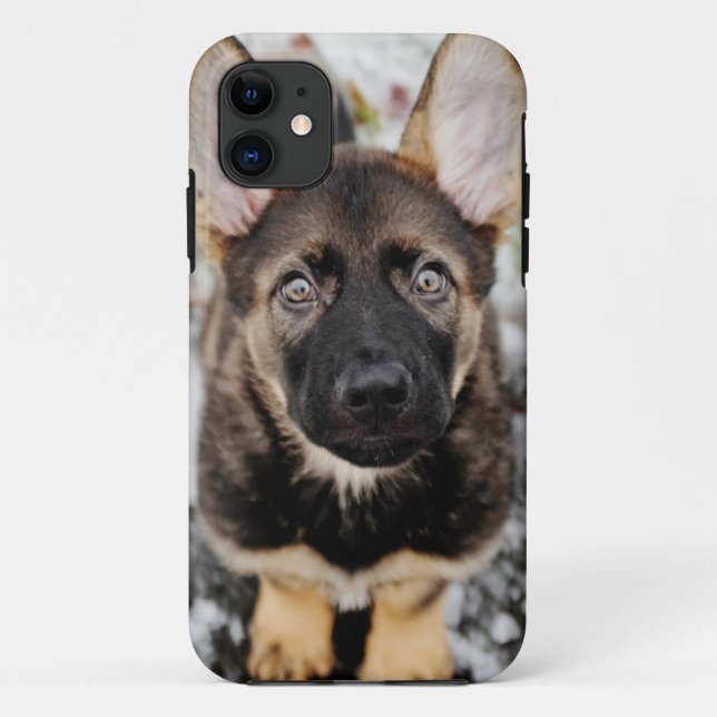 Cute Puppy Looking Up Case-Mate iPhone Case (Back)