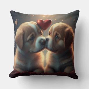 Cute Puppy Love Cushion