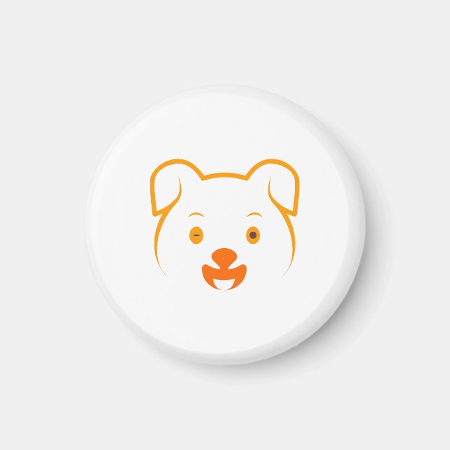 Cute Puppy Magnet (Front)