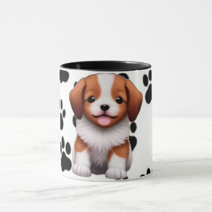 Cute puppy mug