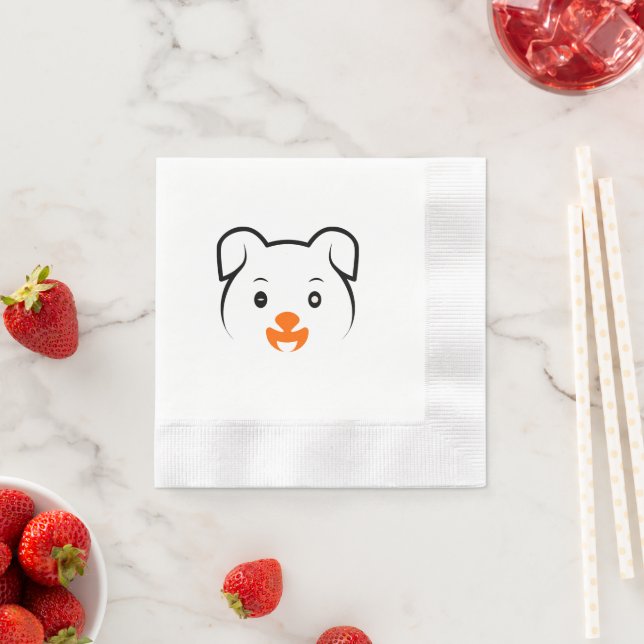 Cute Puppy  Napkin (Insitu)
