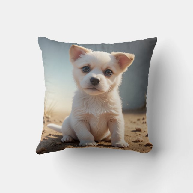 Cute puppy pillow cushion (Back)
