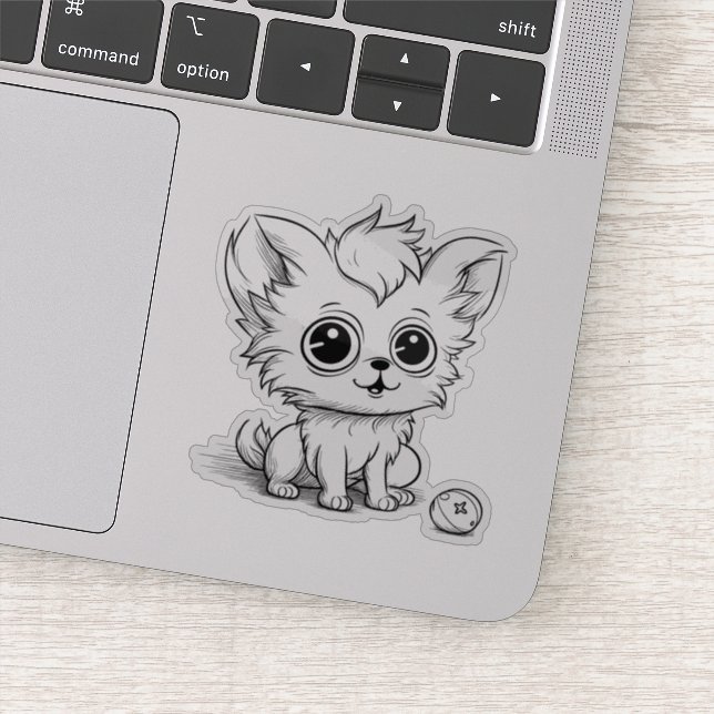 Cute puppy playing with a ball (Detail)