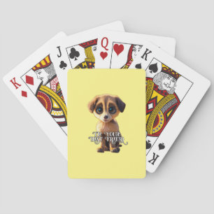 Cute puppy Poker Cards