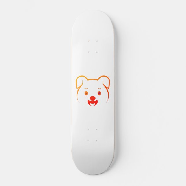 Cute Puppy Skateboard (Front)
