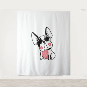 cute puppy tapestry