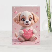 Cute Puppy Valentine Adorable Dog Love 