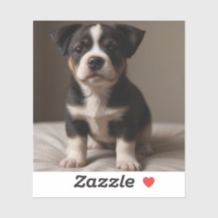 Cute Puppy Wall Art Print – Adorable Dog Portrait