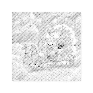 Cute Puppy Wedding Fairytale Carriage Self-inking Stamp