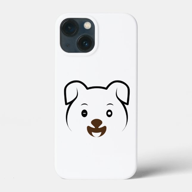 Cute Puppy Wink Case-Mate iPhone Case (Back)