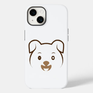 Cute Puppy Wink Case-Mate iPhone 14 Case