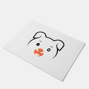 Cute Puppy Wink Doormat