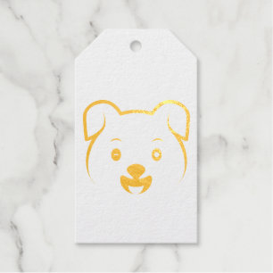 Cute Puppy Wink Gift Tags