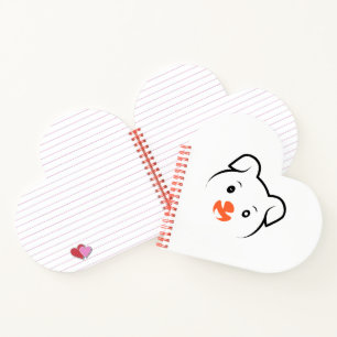 Cute Puppy Wink Notebook
