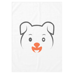 Cute Puppy Wink Tablecloth