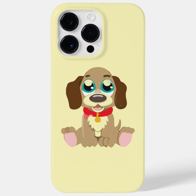 Cute Puppy With Beautiful Eyes Case-Mate iPhone Case (Back)
