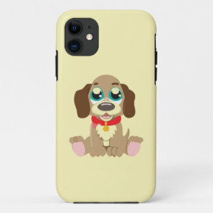 Cute Puppy With Beautiful Eyes iPhone 11 Case