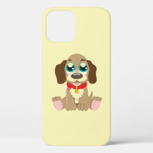 Cute Puppy With Beautiful Eyes iPhone 12 Case