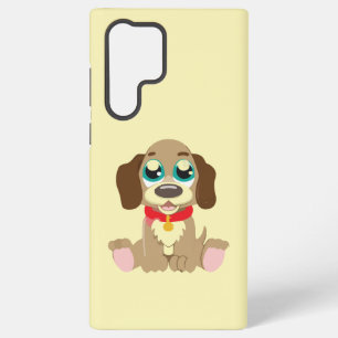 Cute Puppy With Beautiful Eyes Samsung Galaxy Case