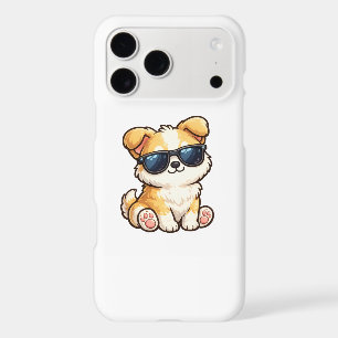 Cute Puppy with Sunglasses Kawaii Design