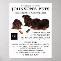 Cute Pups, Pet Store & Groomers Advertising