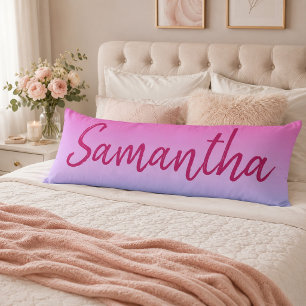 Cute Purple and Blue Ombre Body Cushion