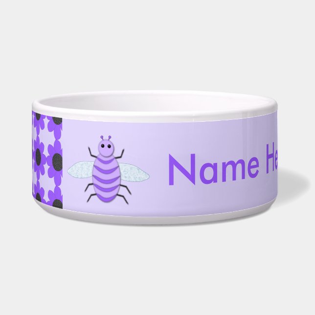 Cute Purple Baby Bee Gender Neutral Custom (Left)